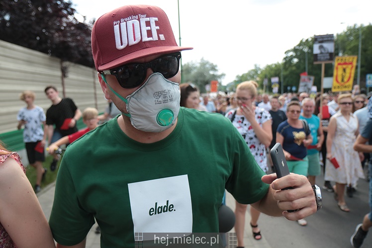 Drugi protest mielczan przeciwko firmie Kronospan