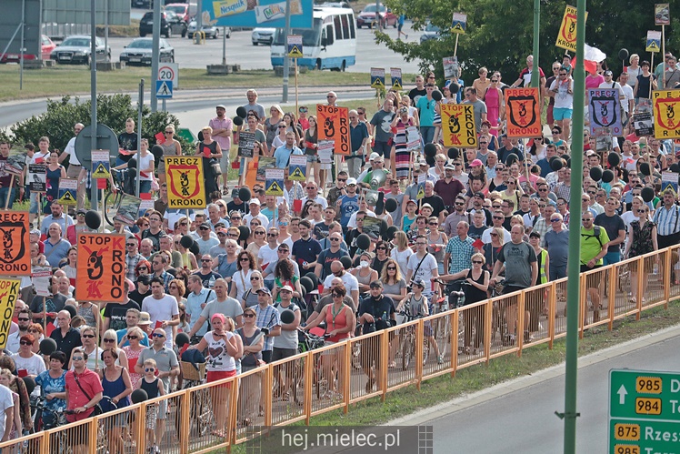 Drugi protest mielczan przeciwko firmie Kronospan