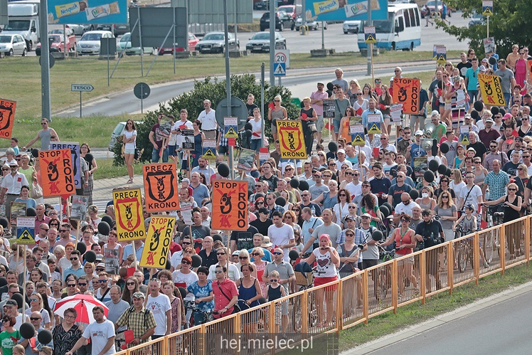 Drugi protest mielczan przeciwko firmie Kronospan