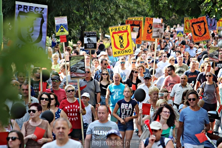 Drugi protest mielczan przeciwko firmie Kronospan