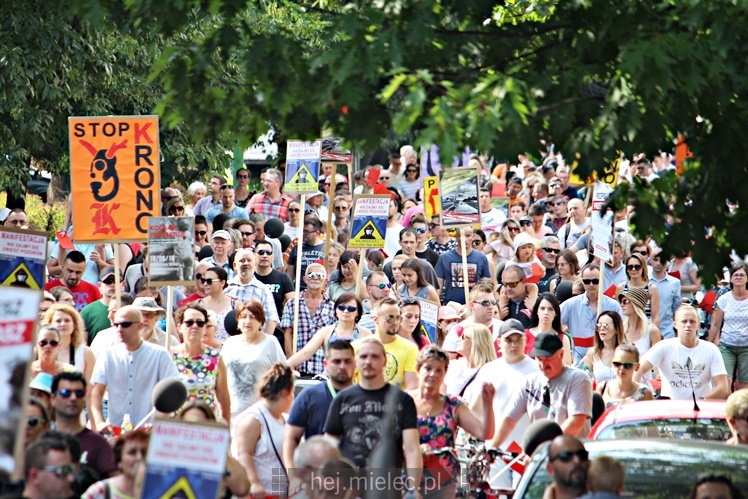 Drugi protest mielczan przeciwko firmie Kronospan