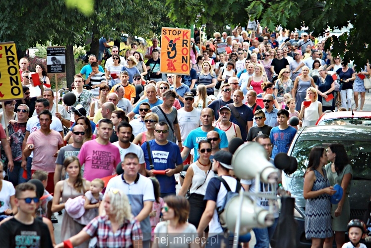 Drugi protest mielczan przeciwko firmie Kronospan