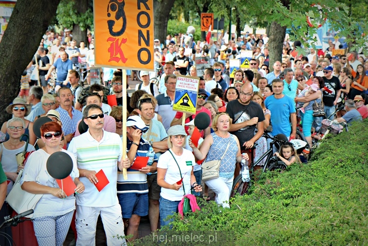 Drugi protest mielczan przeciwko firmie Kronospan