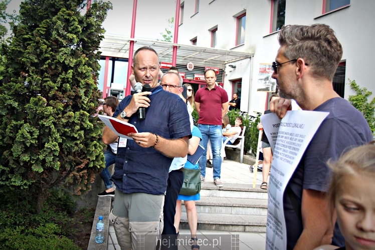 Drugi protest mielczan przeciwko firmie Kronospan