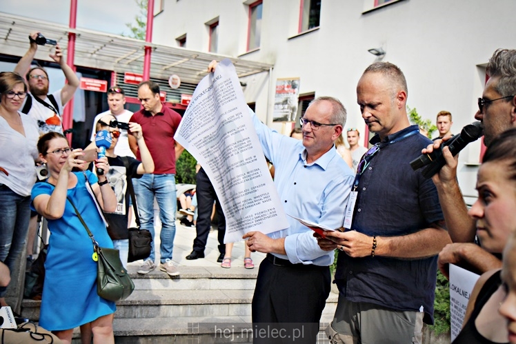 Drugi protest mielczan przeciwko firmie Kronospan