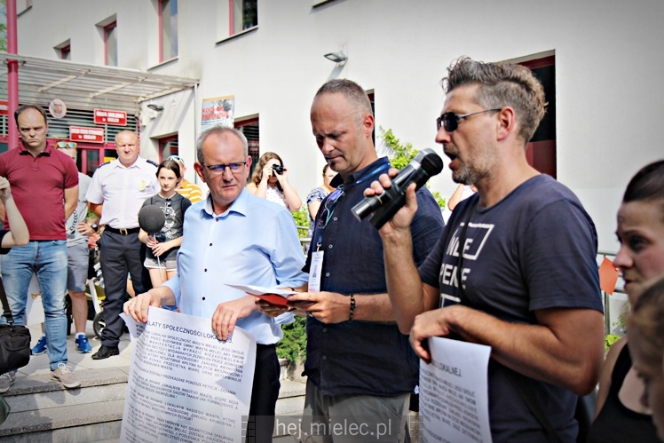 Drugi protest mielczan przeciwko firmie Kronospan