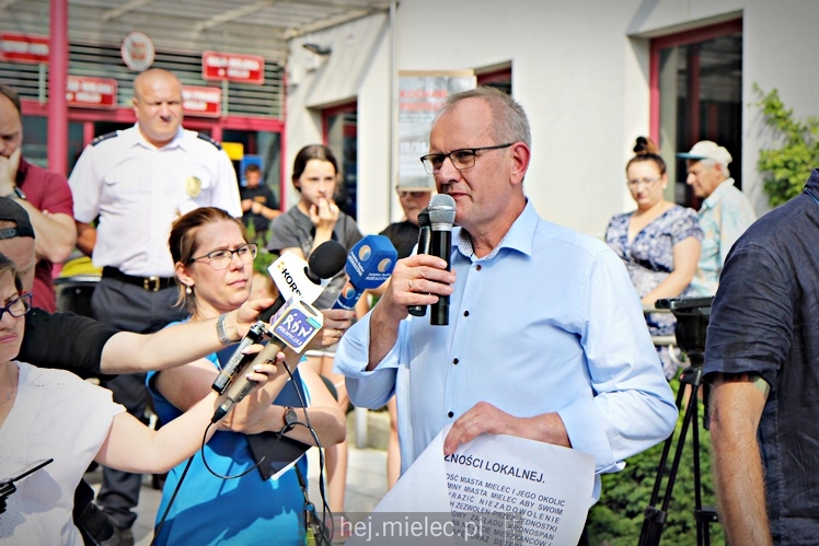 Drugi protest mielczan przeciwko firmie Kronospan