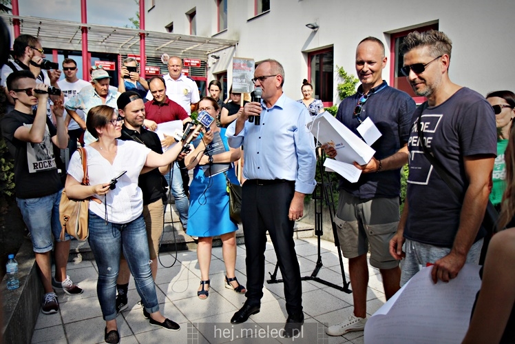 Drugi protest mielczan przeciwko firmie Kronospan