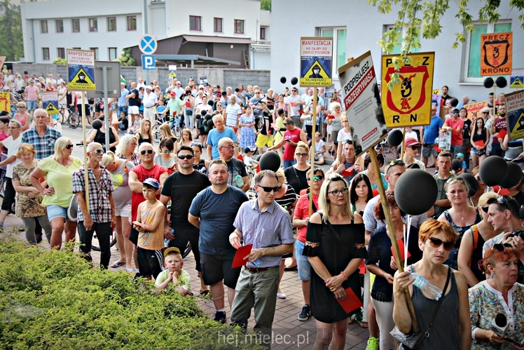 Drugi protest mielczan przeciwko firmie Kronospan