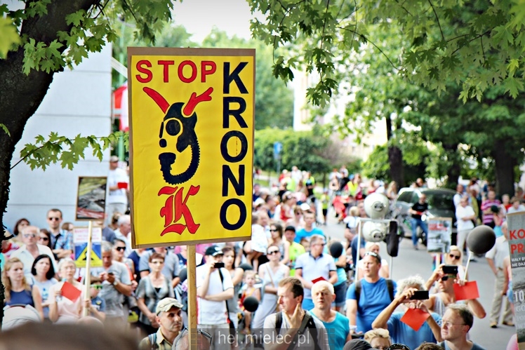 Drugi protest mielczan przeciwko firmie Kronospan