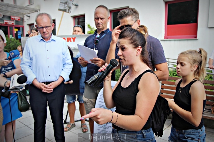 Drugi protest mielczan przeciwko firmie Kronospan
