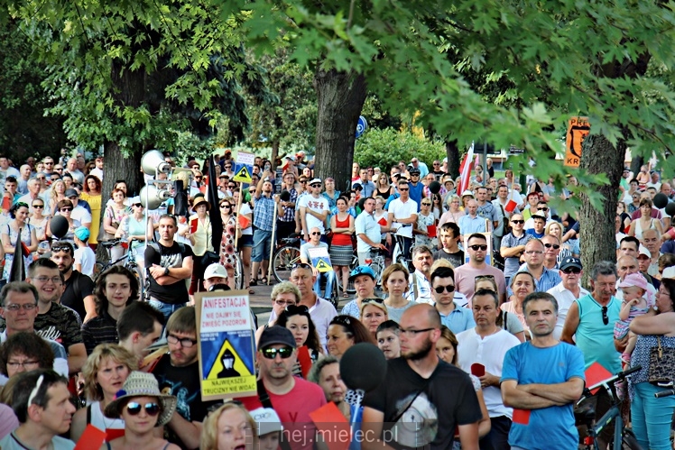Drugi protest mielczan przeciwko firmie Kronospan