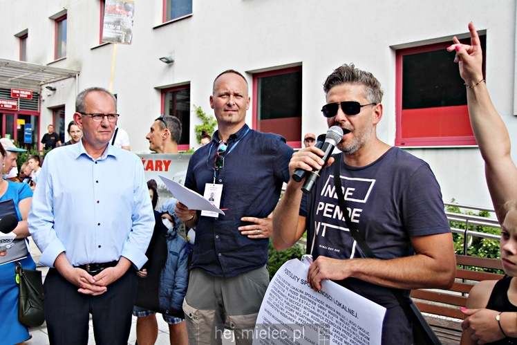 Drugi protest mielczan przeciwko firmie Kronospan