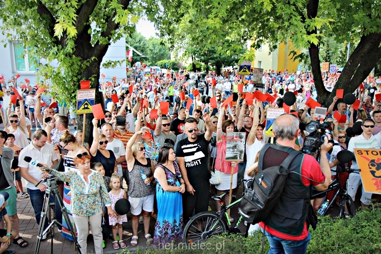Drugi protest mielczan przeciwko firmie Kronospan