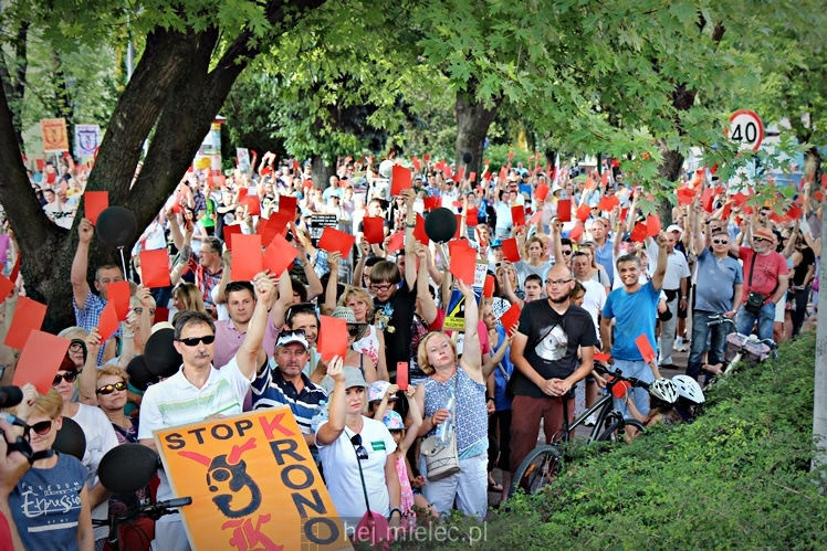Drugi protest mielczan przeciwko firmie Kronospan