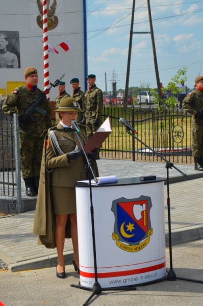 Kamień porucznika Jana Hajca odsłonięty w Książnicach