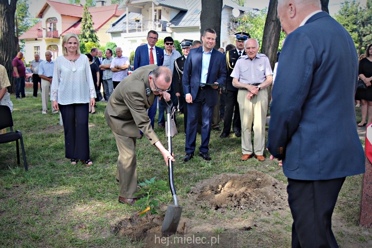 Posadzenie Dębów Niepodległości Jana Weryńskiego i Augusta Jadernego