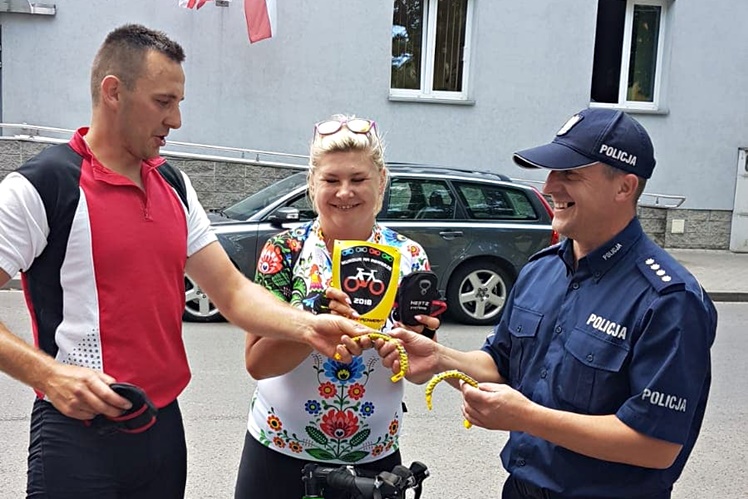 Mieleccy policjanci włączyli się w akcję Mundur Na Rowerze