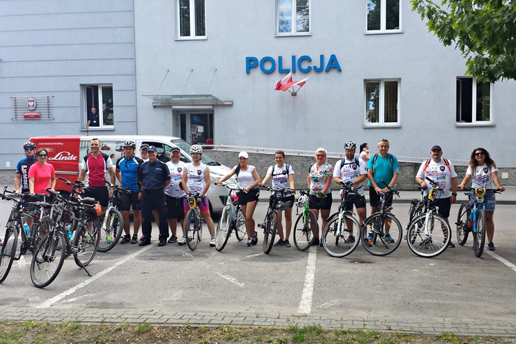 Mieleccy policjanci włączyli się w akcję Mundur Na Rowerze