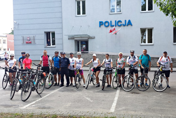 Mieleccy policjanci włączyli się w akcję Mundur Na Rowerze