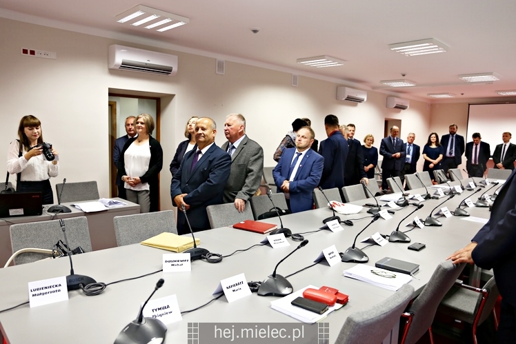 43. sesja Rady Powiatu Mieleckiego w nowej sali obrad