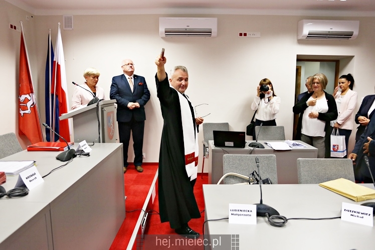 43. sesja Rady Powiatu Mieleckiego w nowej sali obrad