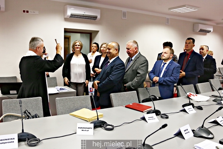 43. sesja Rady Powiatu Mieleckiego w nowej sali obrad