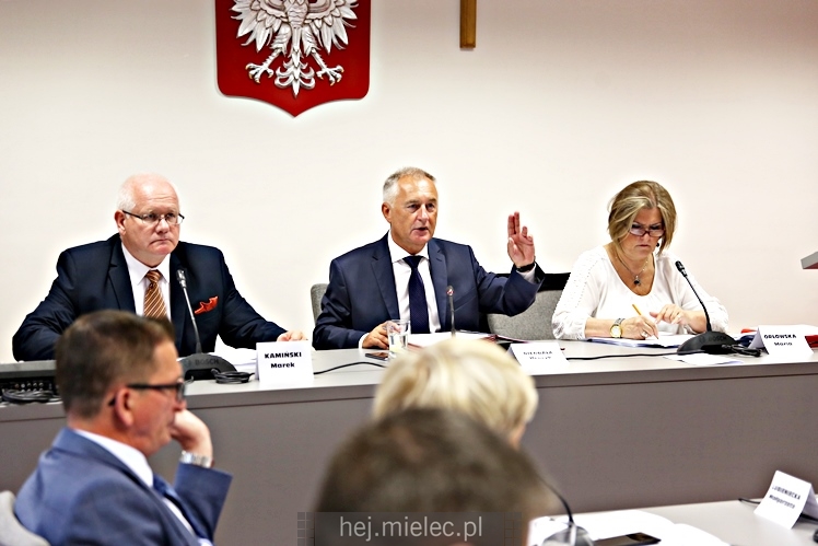 43. sesja Rady Powiatu Mieleckiego w nowej sali obrad