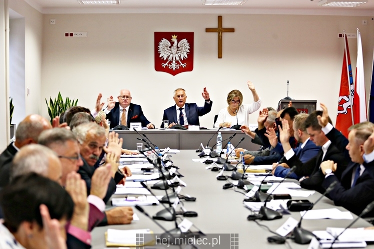 43. sesja Rady Powiatu Mieleckiego w nowej sali obrad