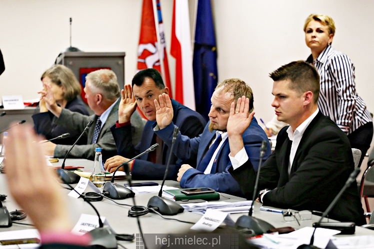 43. sesja Rady Powiatu Mieleckiego w nowej sali obrad