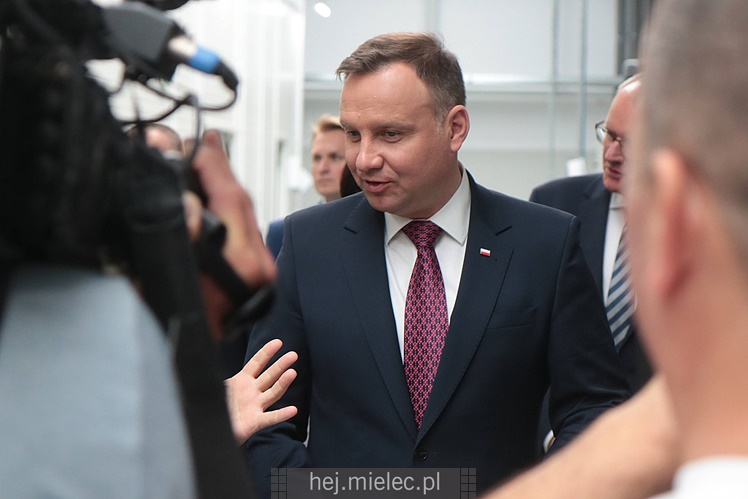 Prezydent RP Andrzej Duda w Mielcu