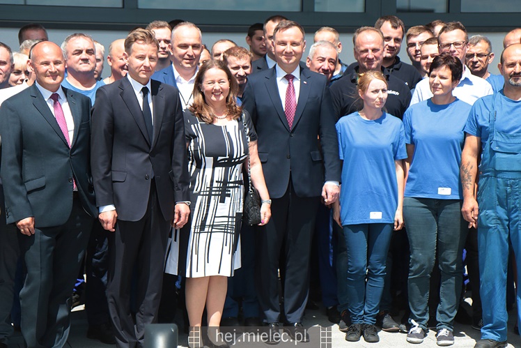 Prezydent RP Andrzej Duda w Mielcu