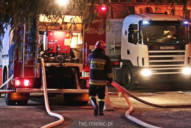 Pożar starej cegielni przy ul. Wojsławskiej