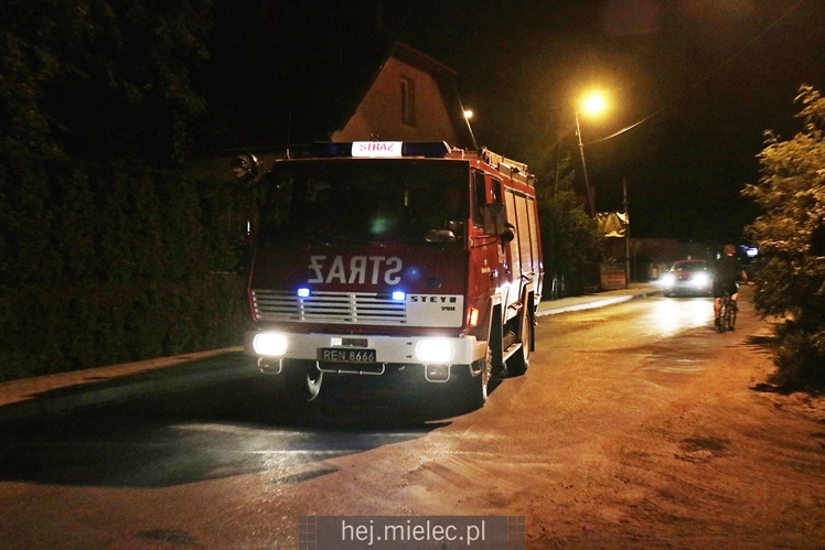 Pożar starej cegielni przy ul. Wojsławskiej