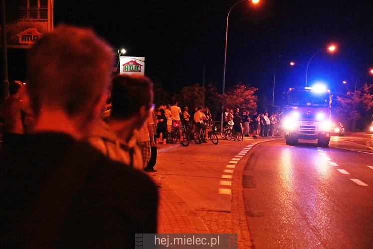 Pożar starej cegielni przy ul. Wojsławskiej