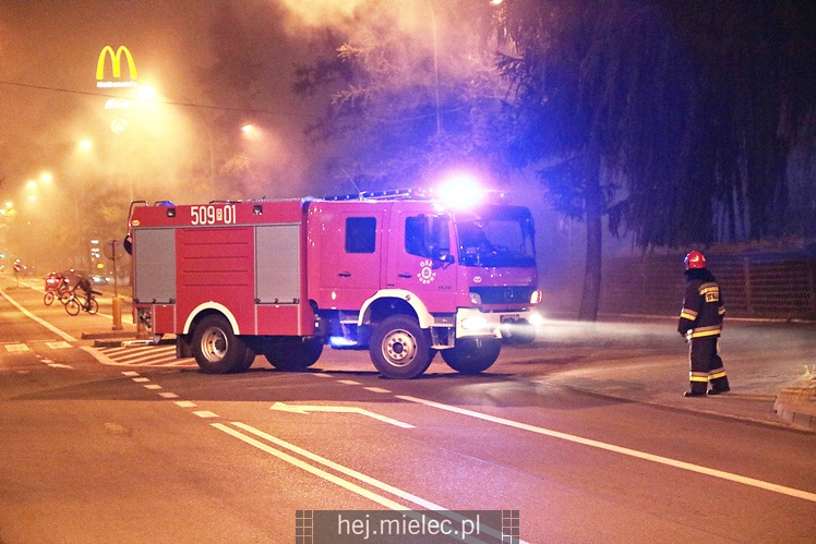 Pożar starej cegielni przy ul. Wojsławskiej