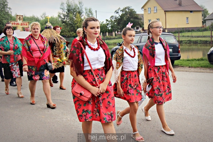 Dożynki 2018 gminy Padew Narodowa w miejscowości Domacyny