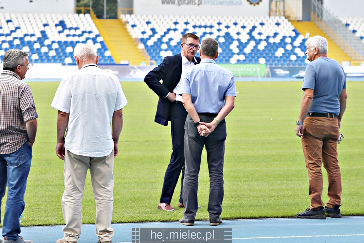 Zakończenie I etapu budowy podgrzewania boiska Stadionu Miejskiego