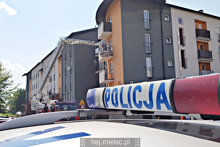 Straż pożarna uchroniła pozostawionego na balkonie pieska
