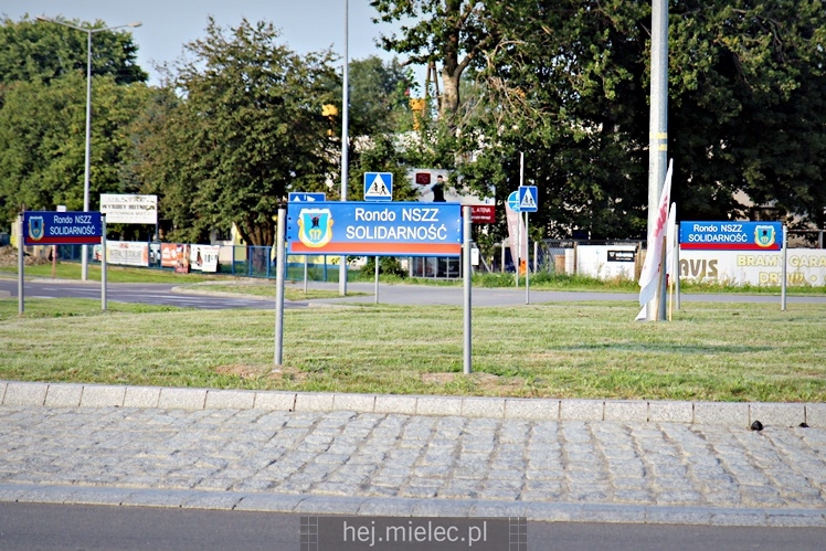 Rondo na al. Kwiatkowskiego już oficjalnie ma swoją nazwę ? NSZZ Solidarność