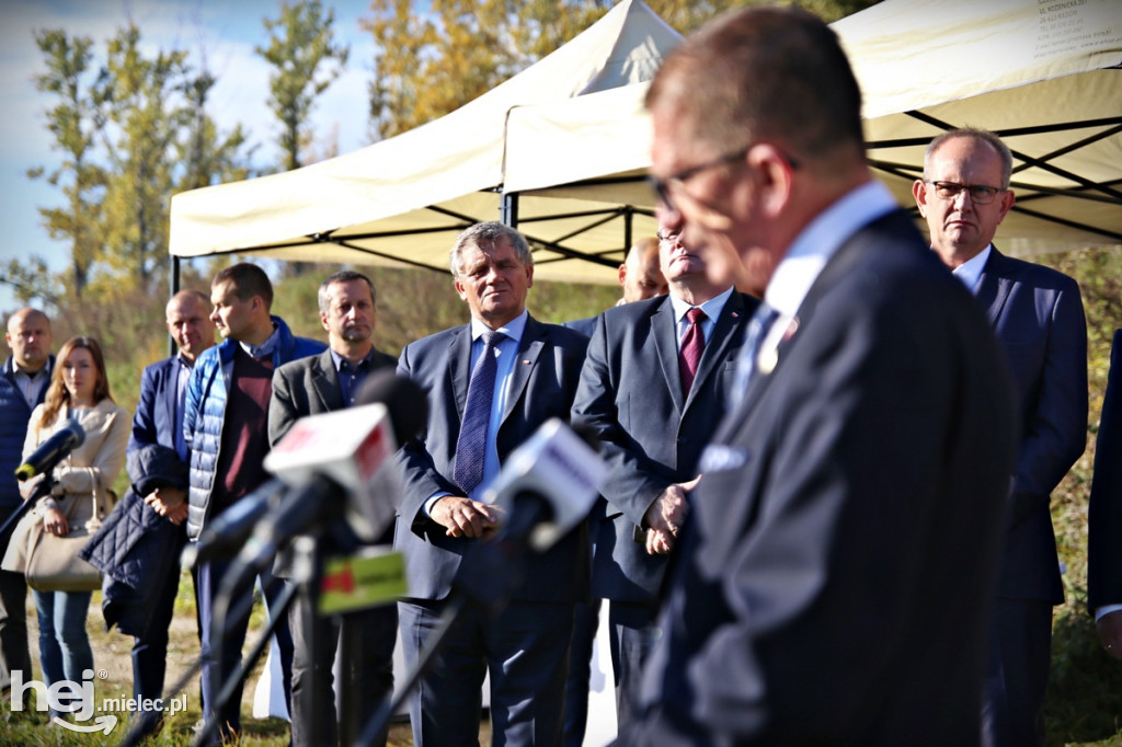 Rozpoczęcie budowy mostu na Wisłoce