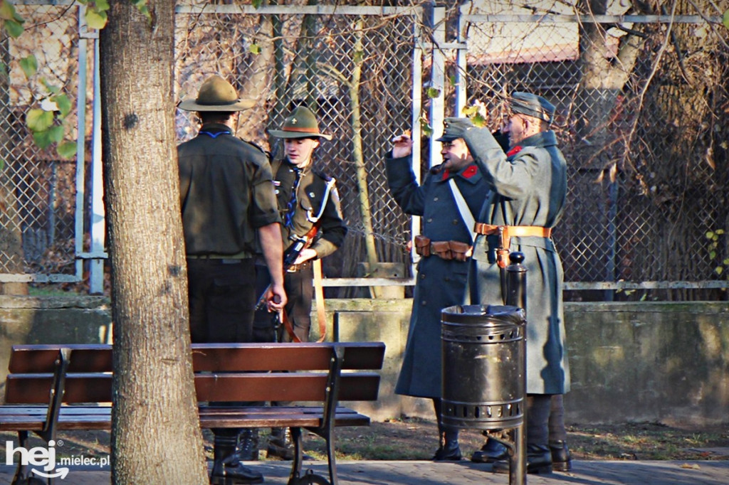 Józef Piłsudski przyjechał do Mielca