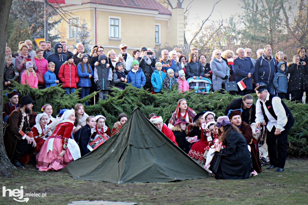 Józef Piłsudski przyjechał do Mielca