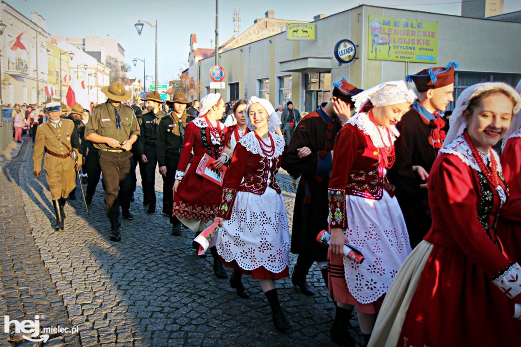 Józef Piłsudski przyjechał do Mielca