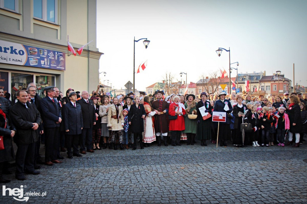 Józef Piłsudski przyjechał do Mielca