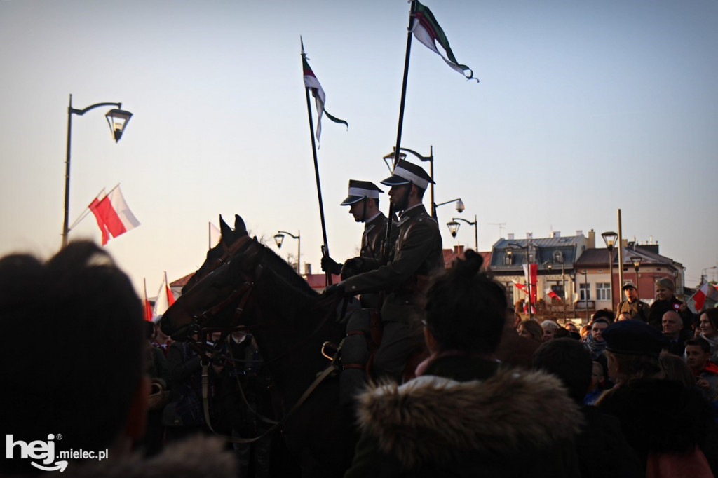 Józef Piłsudski przyjechał do Mielca