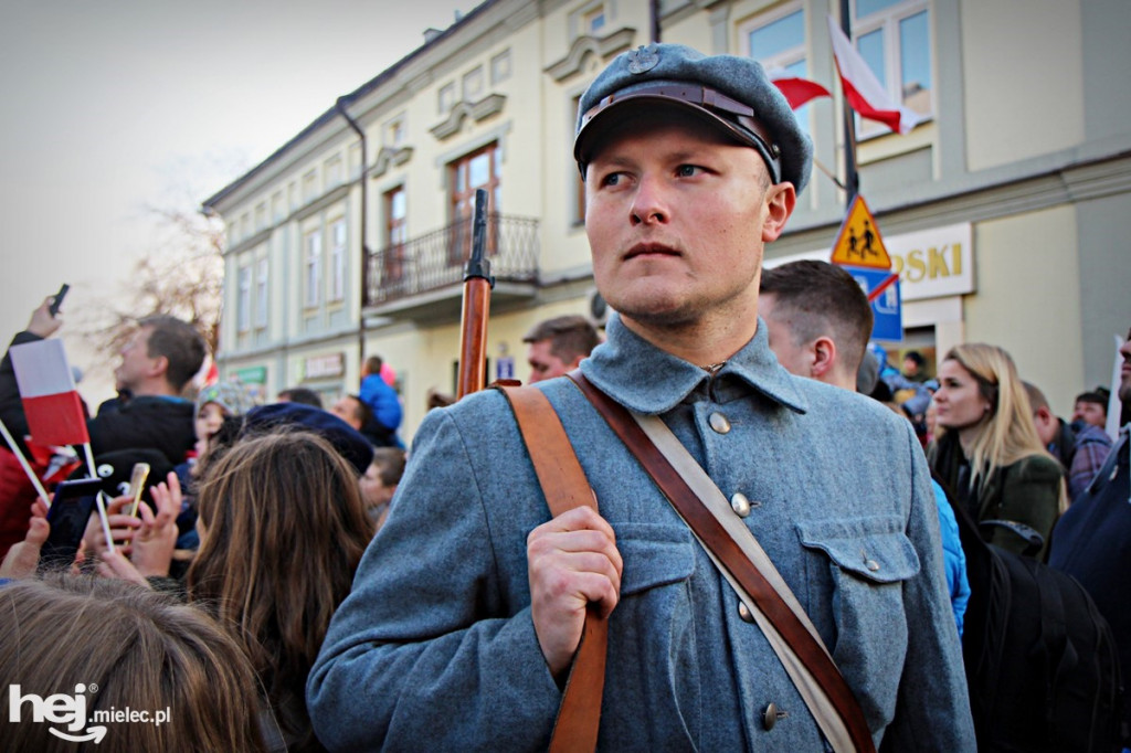 Józef Piłsudski przyjechał do Mielca