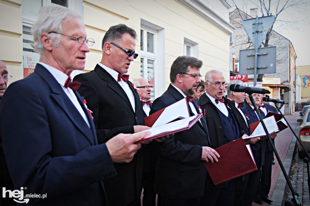 Józef Piłsudski przyjechał do Mielca