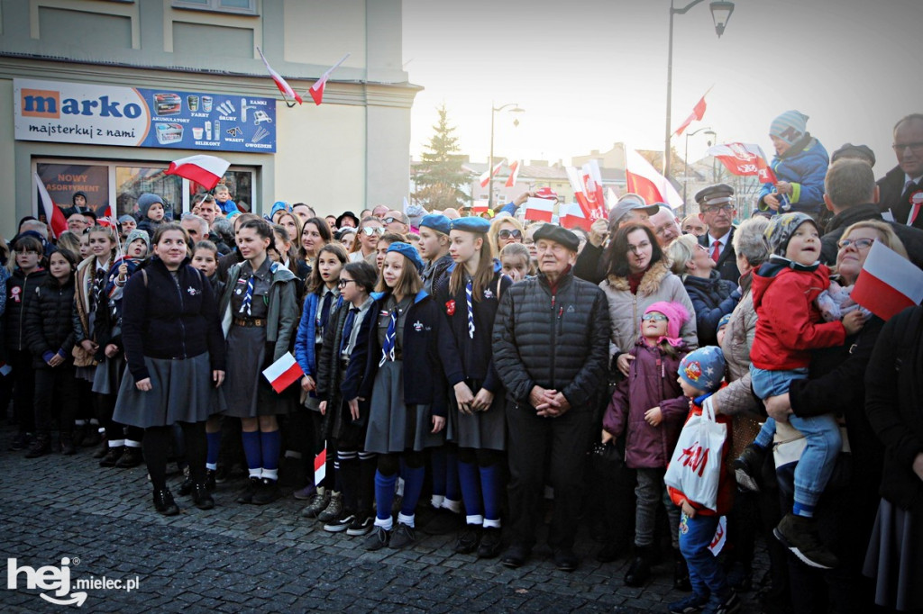 Józef Piłsudski przyjechał do Mielca