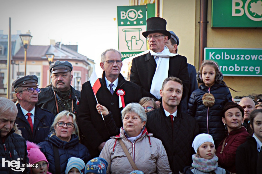 Józef Piłsudski przyjechał do Mielca